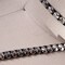 1 Yard Silver Iron On Spike Tape Trim 1/4 Inch on Black Velvet